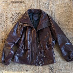 Zara leather jacket